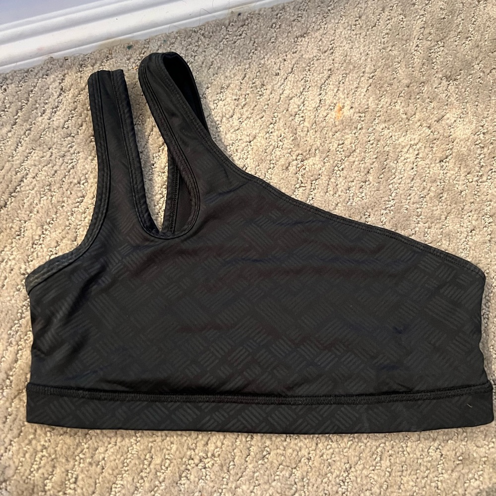 Without walls asymmetrical black sports bra Urban outfitters athletic Size small